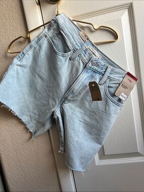 🔥 Levi's Light Blue '94 Baggy Denim Shorts size 27 brand new